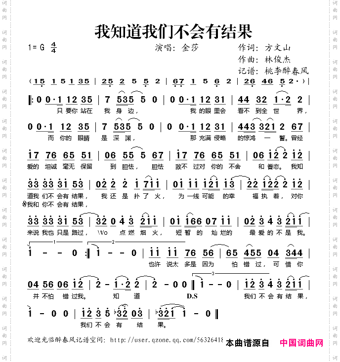 我知道我们不会有结果