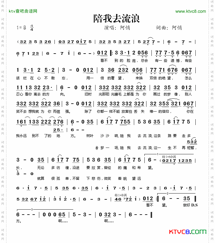 陪我去流浪