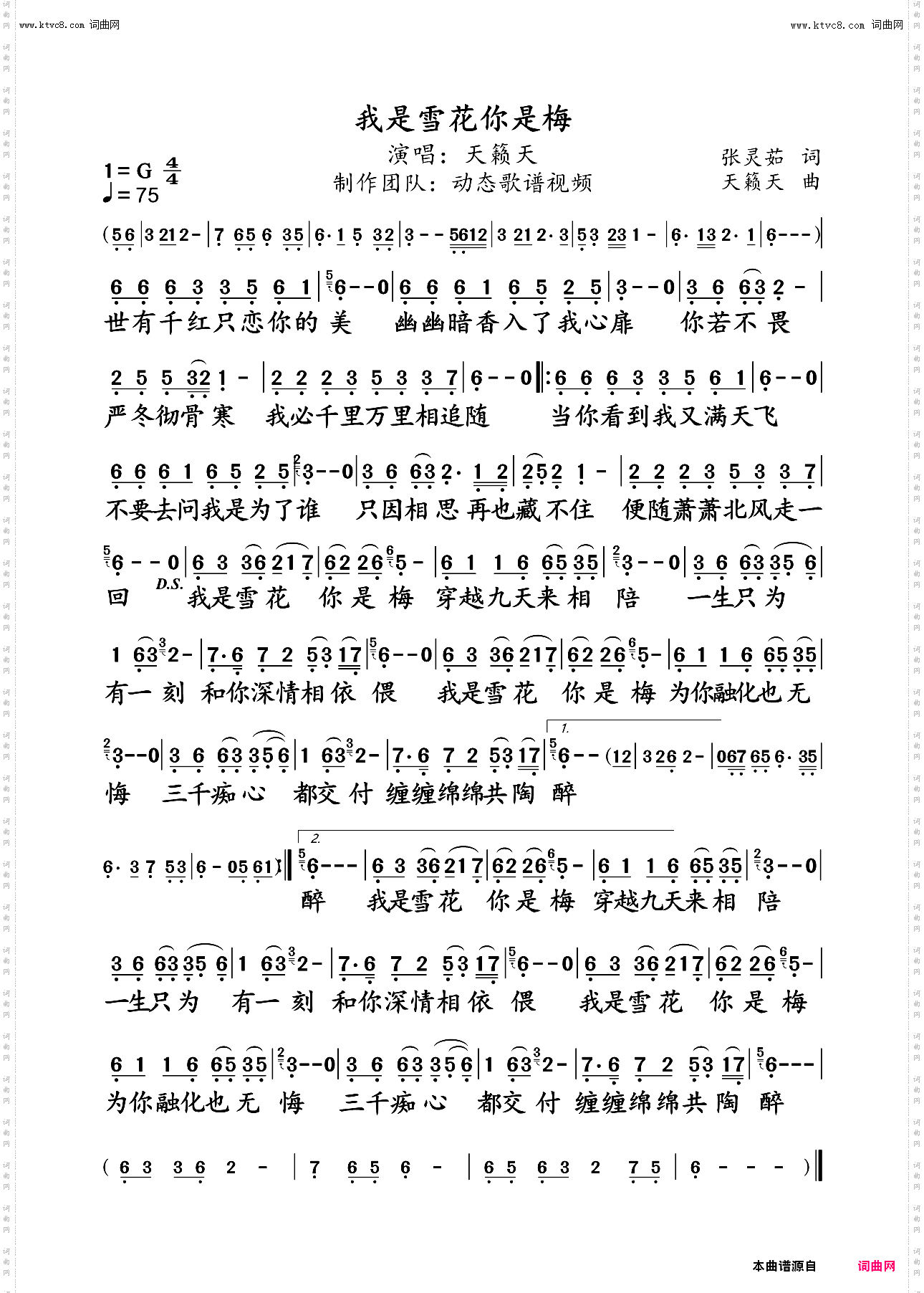 我是雪花你是梅