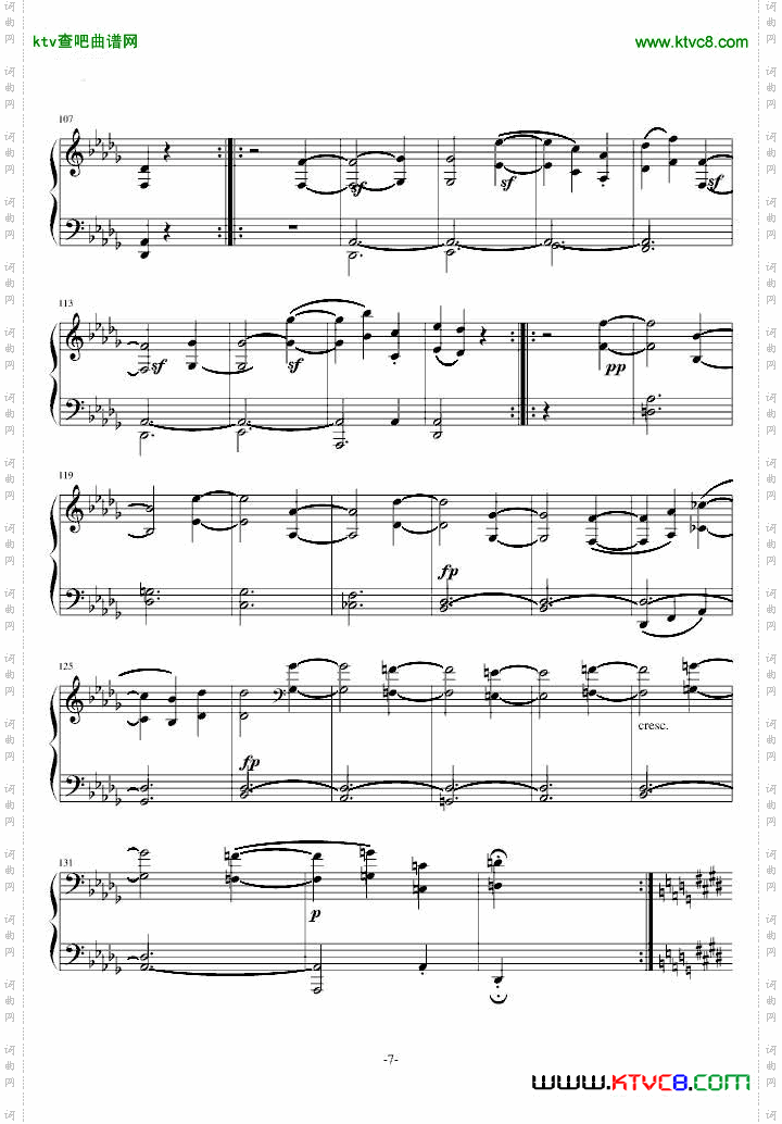 月光奏鸣曲1，2，3乐章