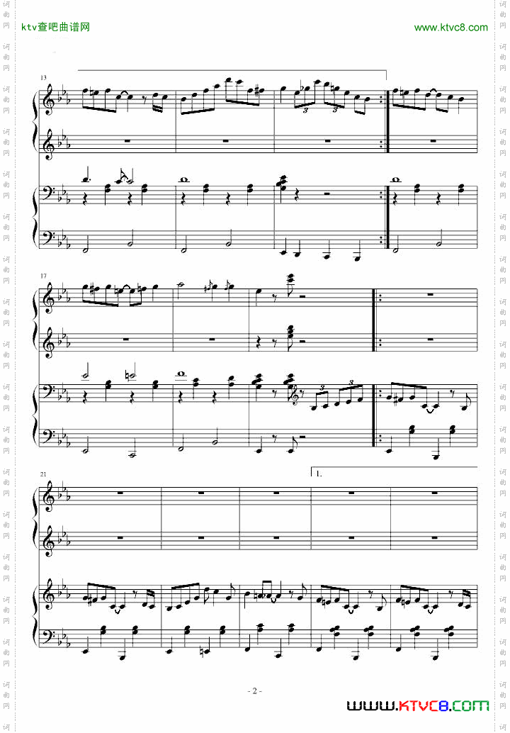 【小兔来了】，一首爵士插曲，四手联弹有质保