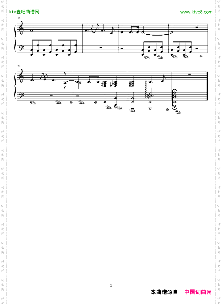 肖邦前奏曲第二首-Op.28No.2