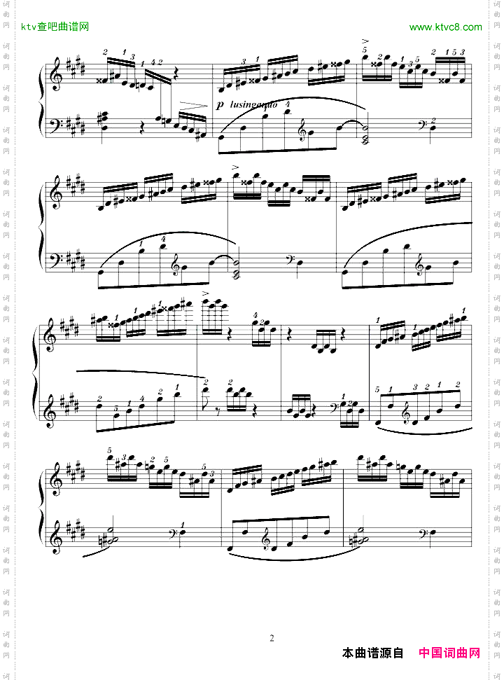练习曲Op.72No.1