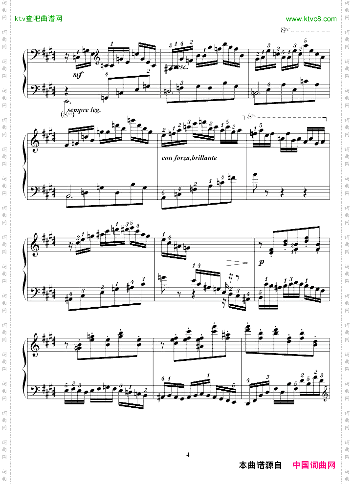 练习曲Op.72No.1