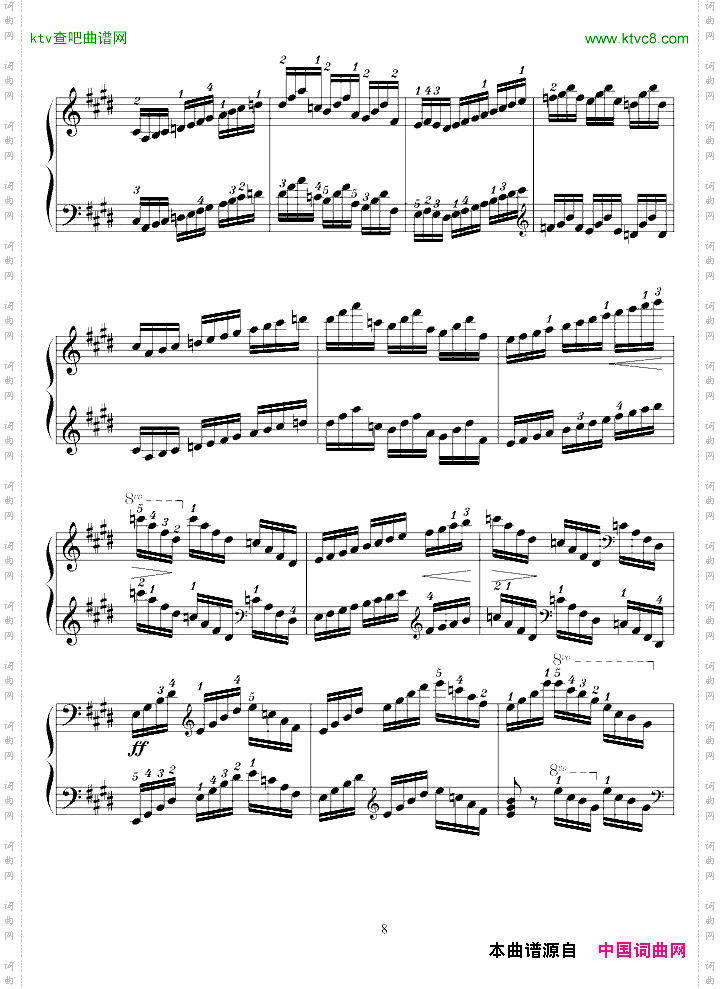 练习曲Op.72No.1