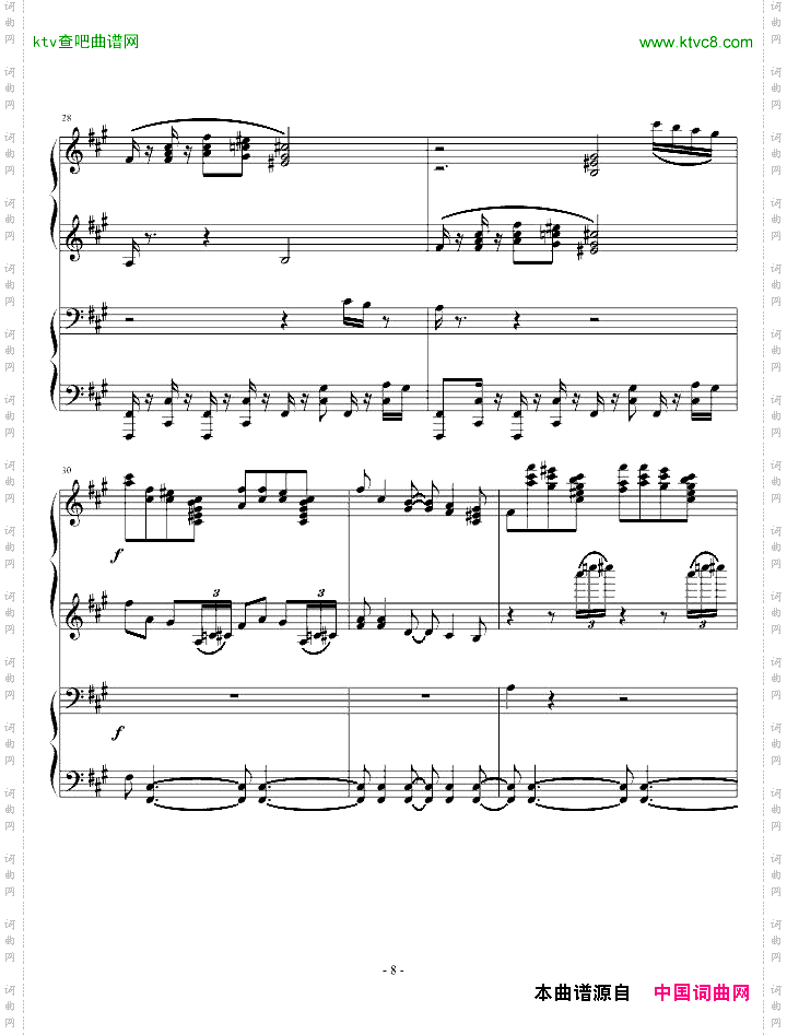 《四小天鹅》舞曲四手联弹