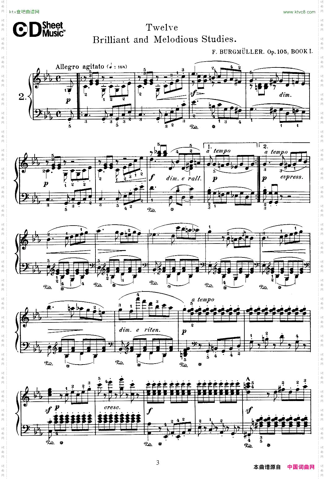 Burgmuller-12BrillianandMelodiousStudies