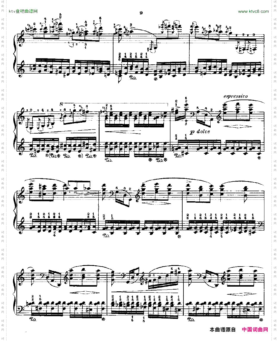 肖邦《练习曲》Fr.ChopinOp.10No7-1