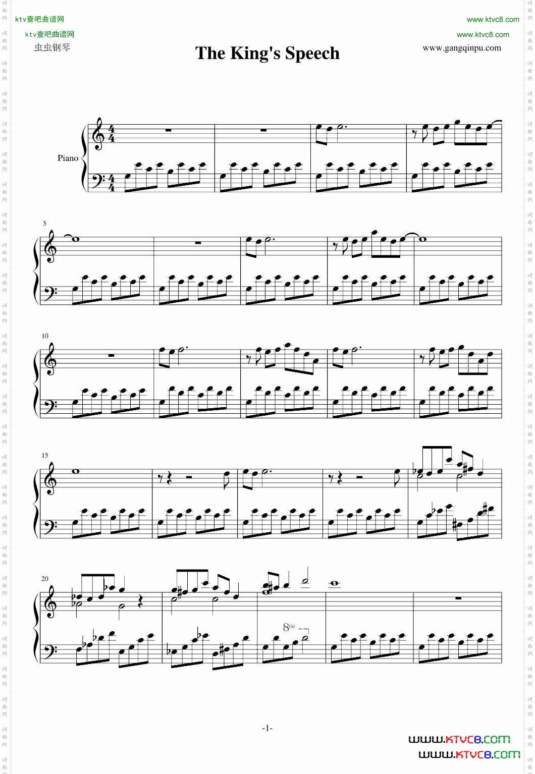 国王演讲片头曲