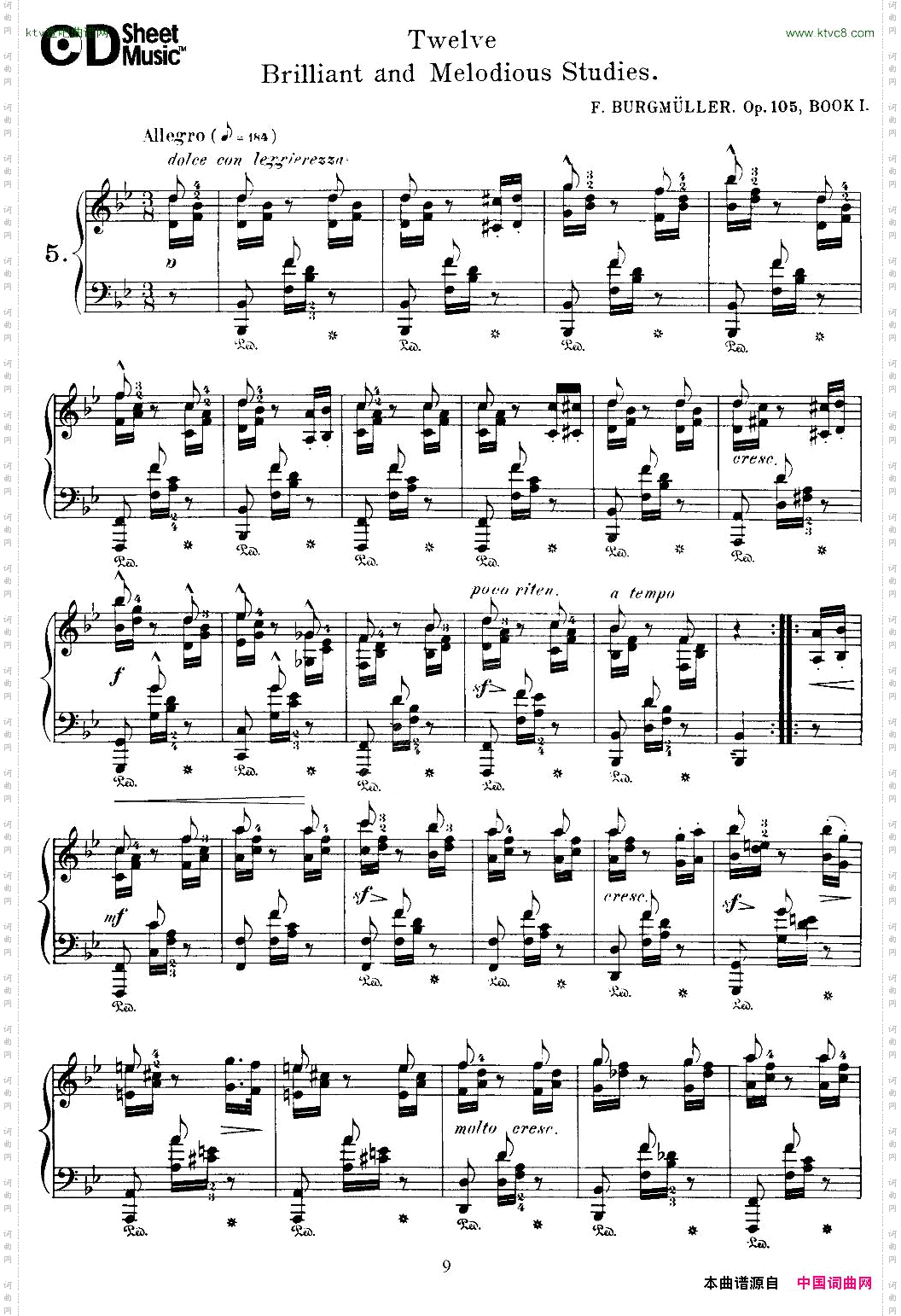 Burgmuller-12BrillianandMelodiousStudies5