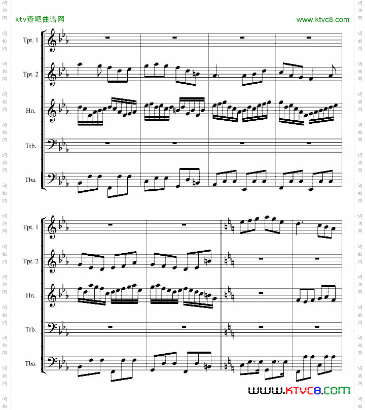 冬夜圆舞曲铜管乐五重奏