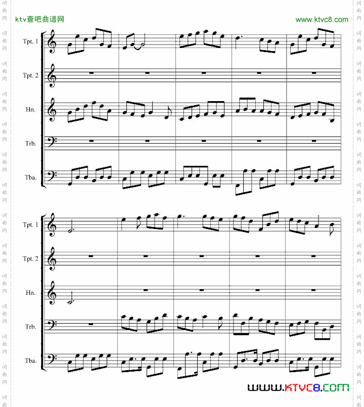 冬夜圆舞曲铜管乐五重奏