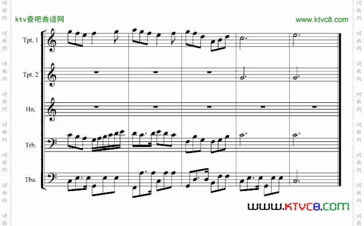冬夜圆舞曲铜管乐五重奏