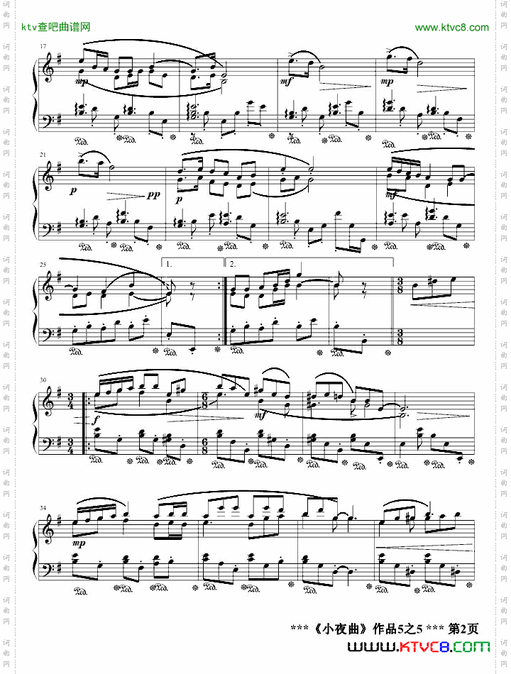 小夜曲Op5.5