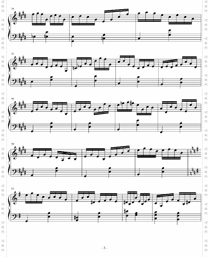 E大调回旋曲
