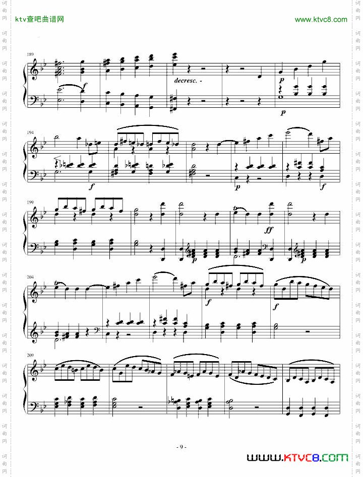 莫扎特第四十交响曲第四乐章