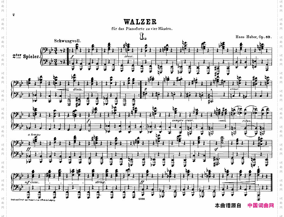 12WaltzesOp.594Hands12首圆舞曲·四手联弹·Ⅰ_12 Waltzes Op.59 4 Hands12首圆舞曲·四手联弹·Ⅰ