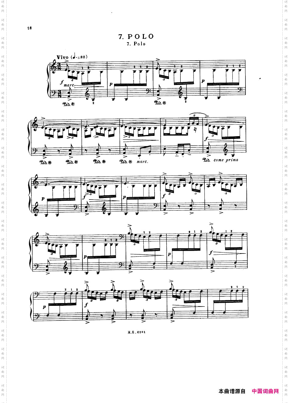 7CancionesPopularesEspanolas七首西班牙民歌·7·钢琴独奏版_7 Canciones Populares Espanolas七首西班牙民歌·7·钢琴独奏版