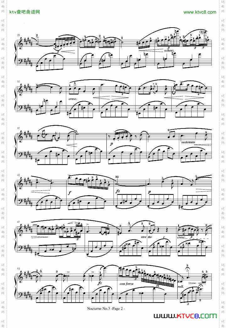 肖邦-夜曲No.3,Op.9-3