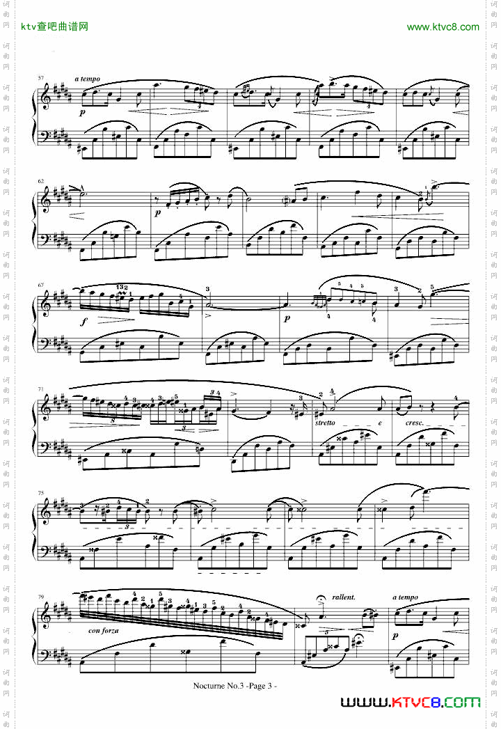 肖邦-夜曲No.3,Op.9-3
