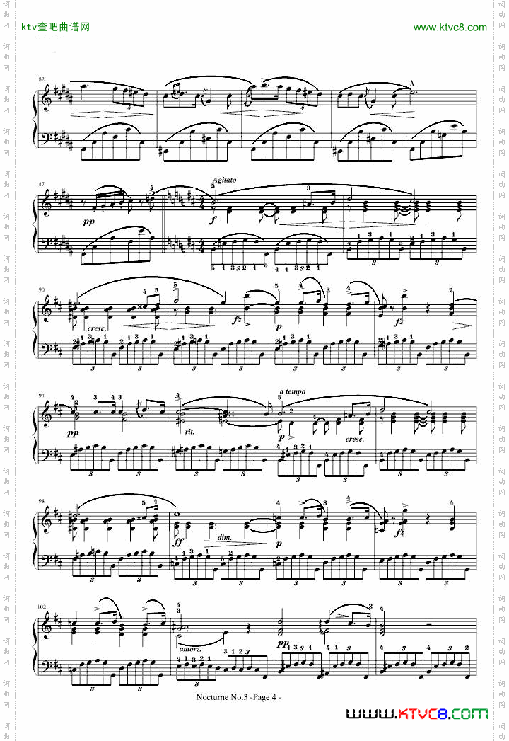 肖邦-夜曲No.3,Op.9-3