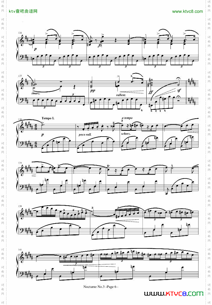肖邦-夜曲No.3,Op.9-3