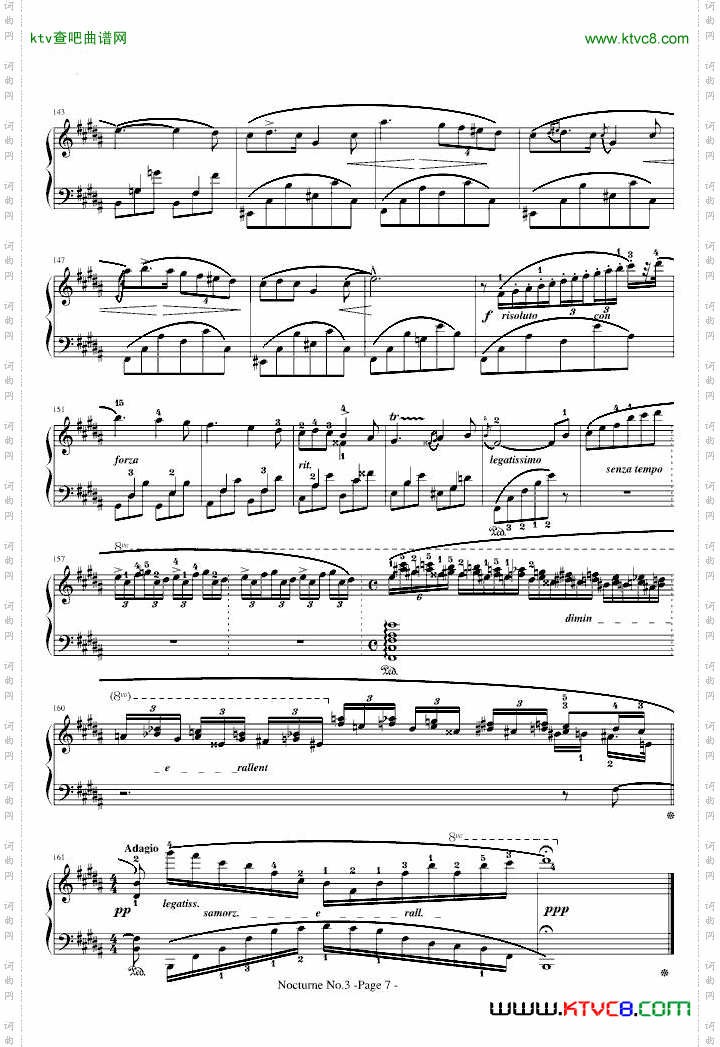 肖邦-夜曲No.3,Op.9-3