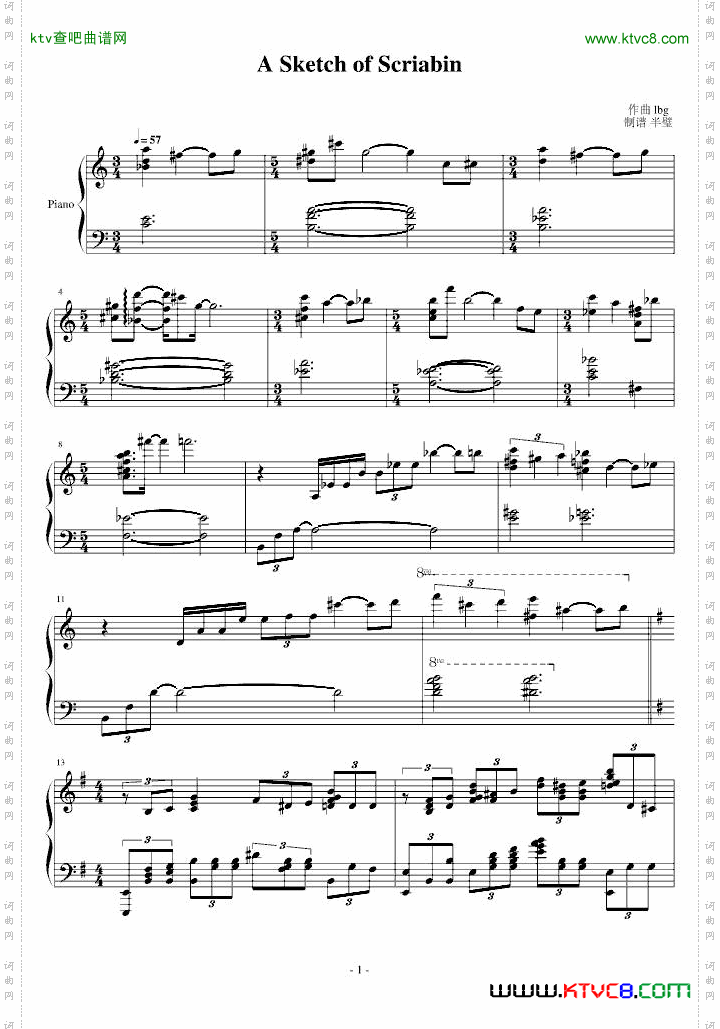 ASketchofScriabin