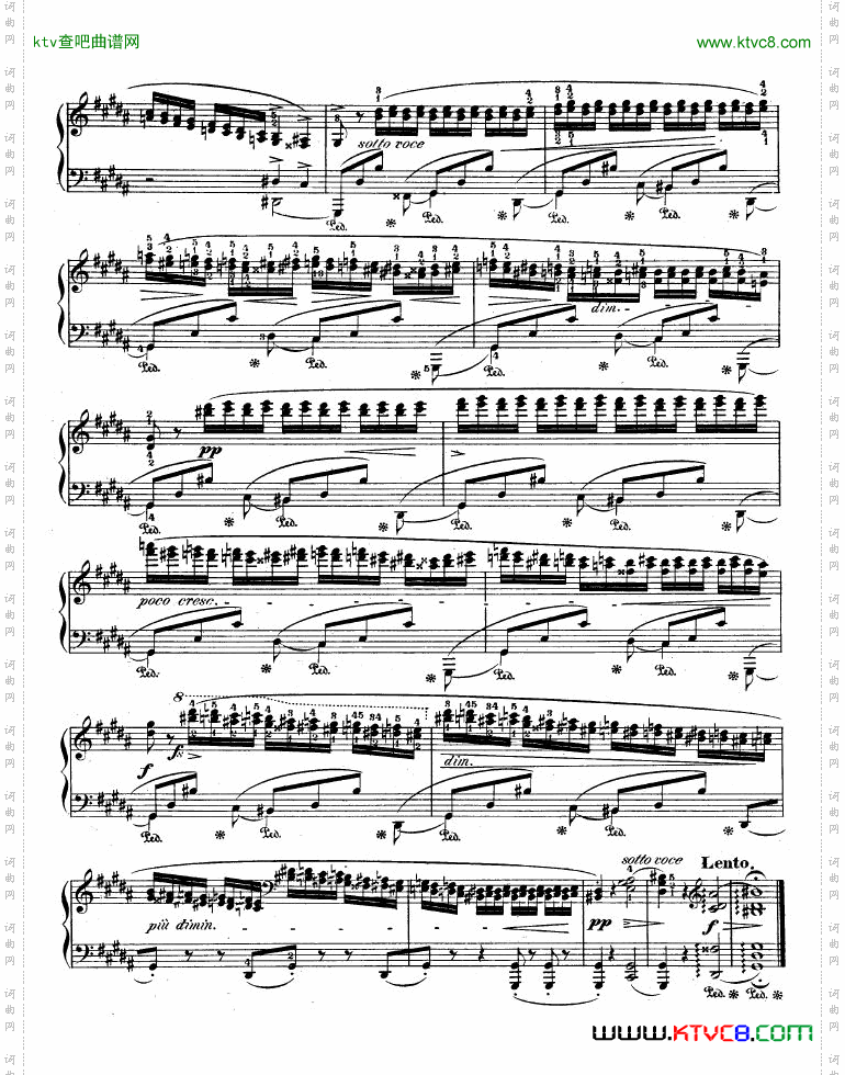 升g小调练习曲作品25-6