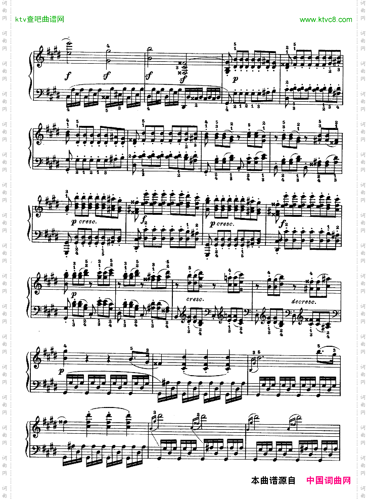 第十四钢琴奏鸣曲-《月光曲》-Op.27No.2