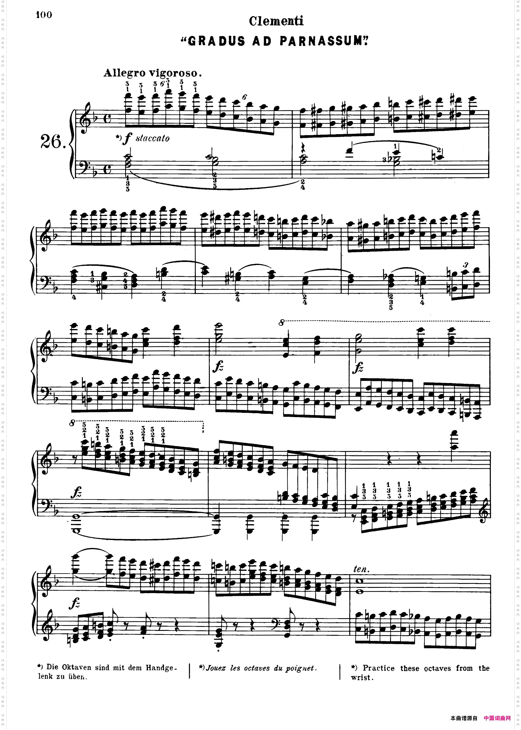 GradusadParnassum29首钢琴练习曲“名手之道”·26_Gradus ad Parnassum29首钢琴练习曲“名手之道”·26