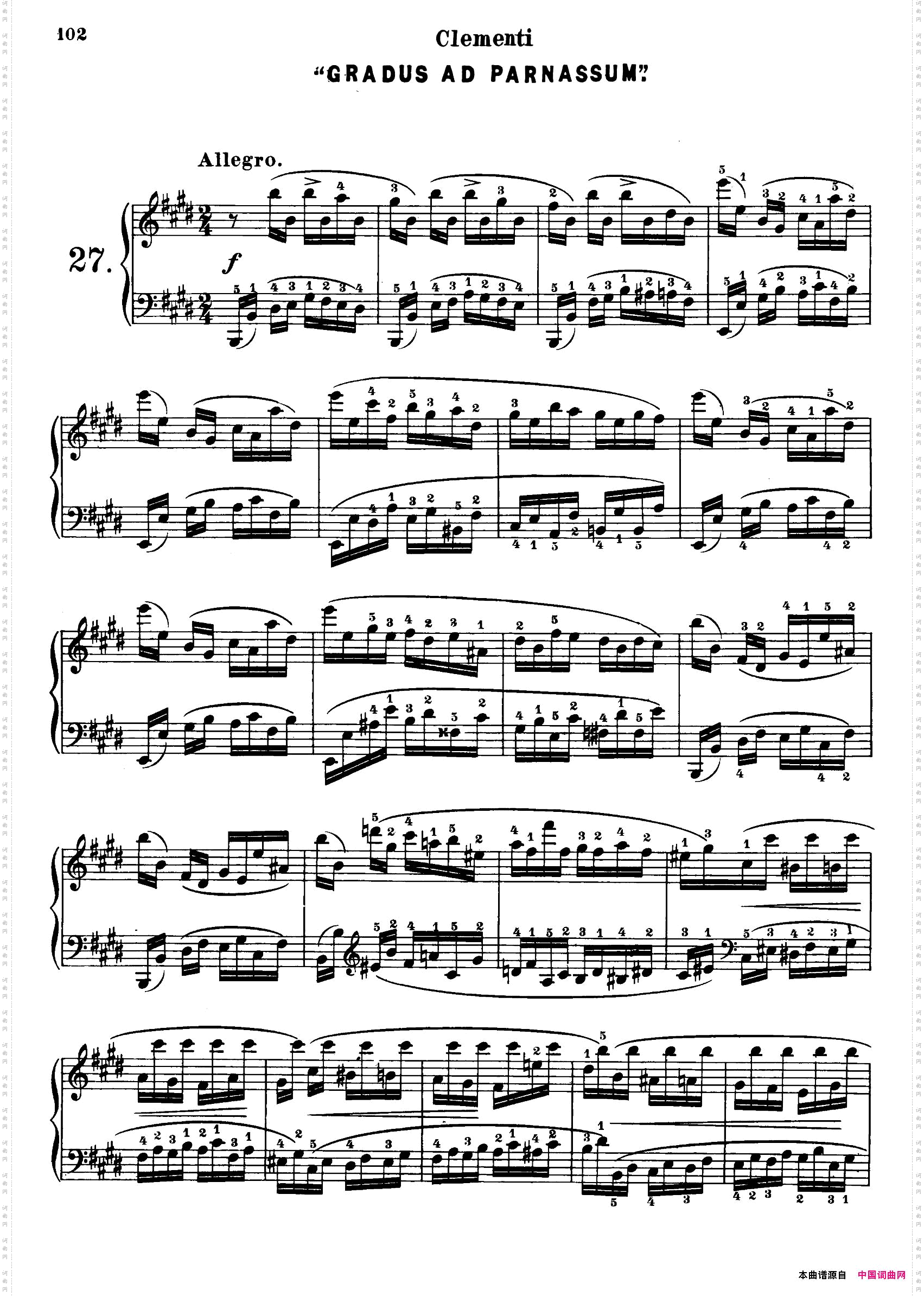 GradusadParnassum29首钢琴练习曲“名手之道”·27_Gradus ad Parnassum29首钢琴练习曲“名手之道”·27