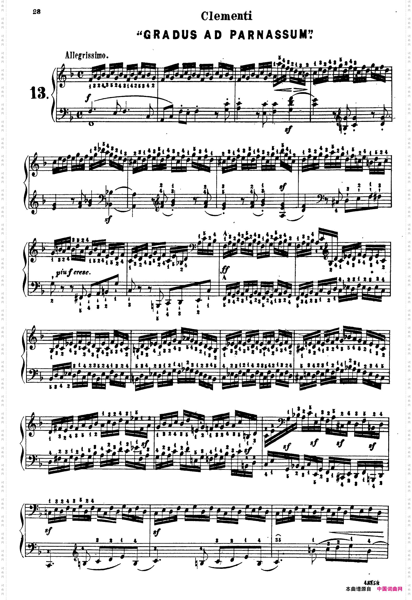 GradusadParnassum29首钢琴练习曲“名手之道”·13_Gradus ad Parnassum29首钢琴练习曲“名手之道”·13