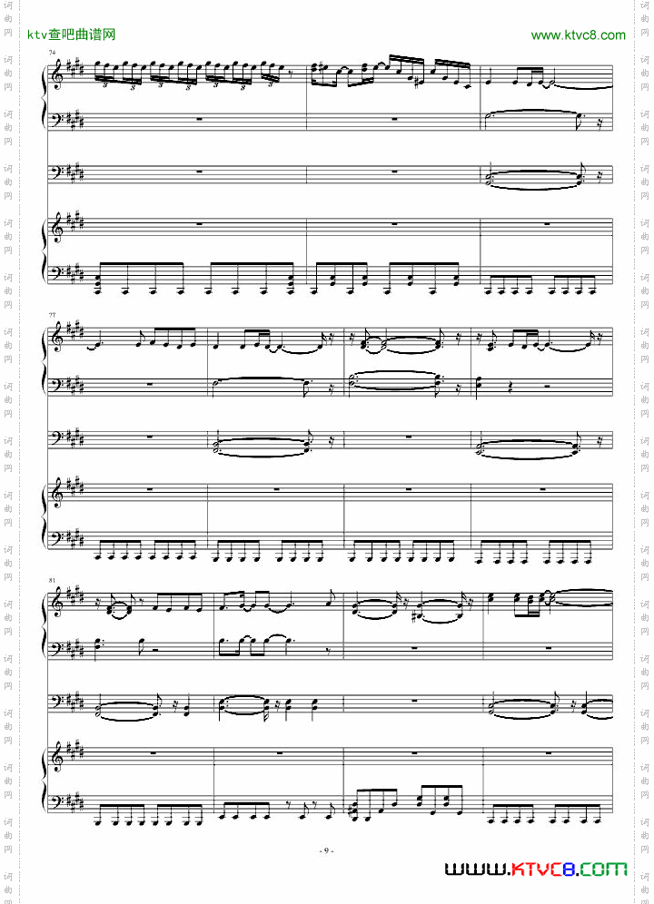 凉宫春日的忧郁-插曲四手车尔尼版