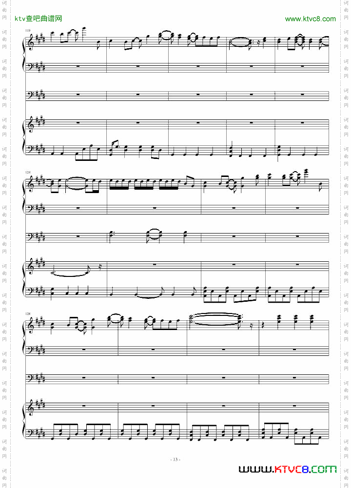 凉宫春日的忧郁-插曲四手车尔尼版