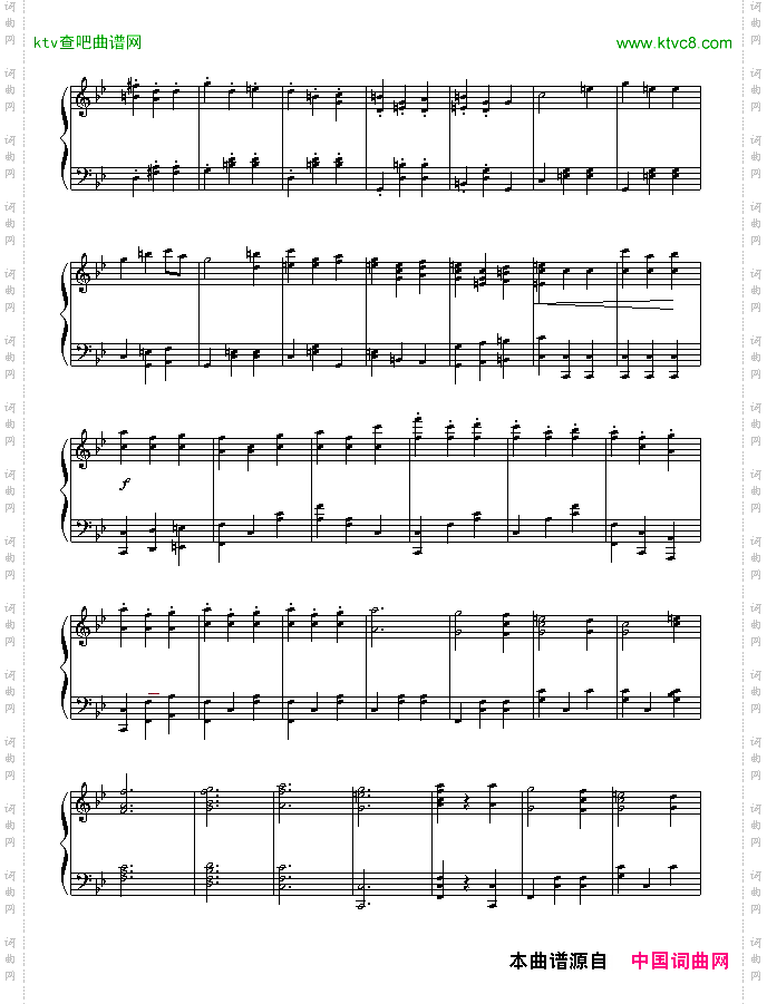 田园钢琴曲