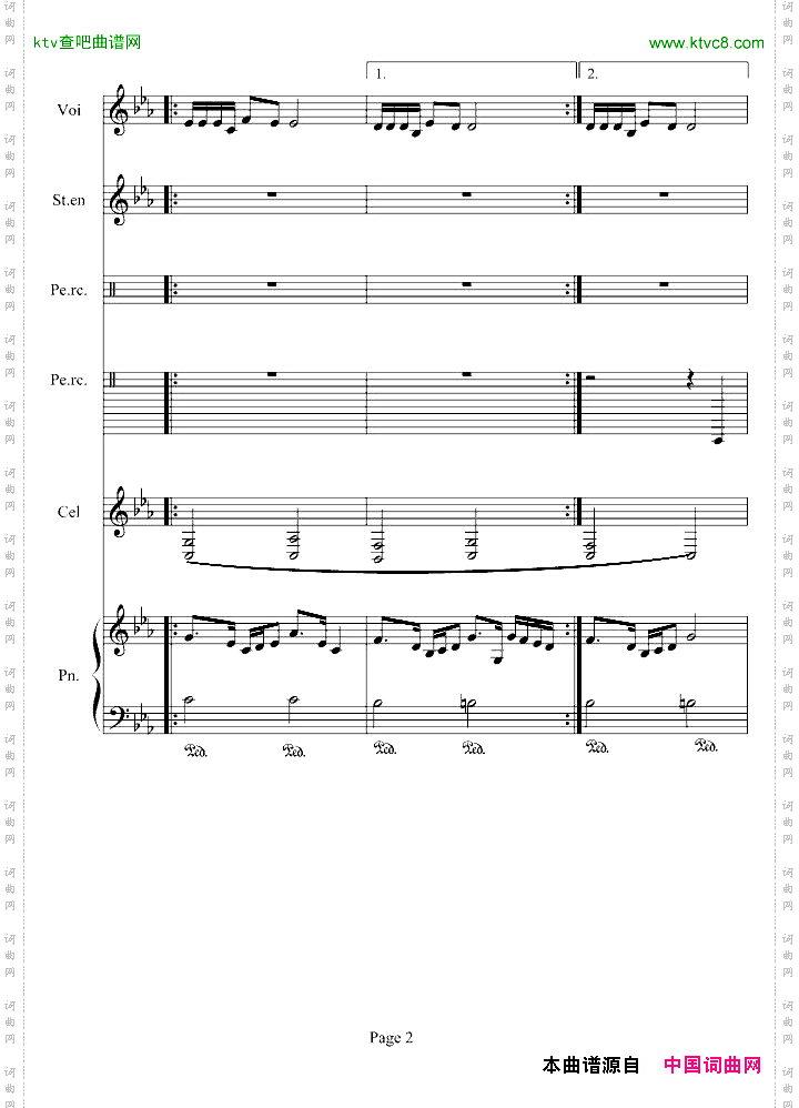 CanYouFeelMyWorld总谱版