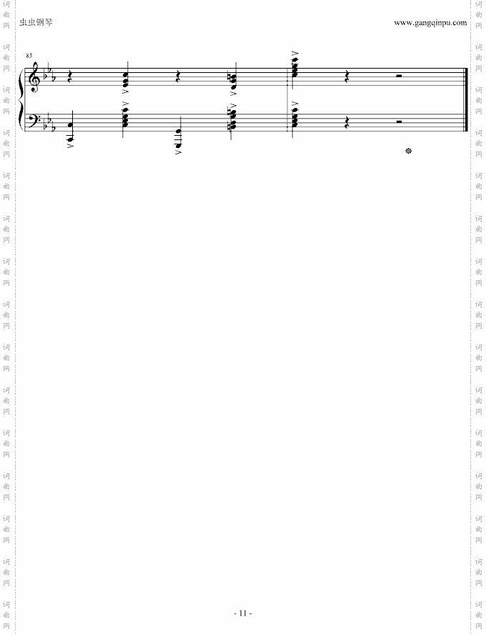 金曲奖杰伦宇豪双钢琴曲单钢琴谱