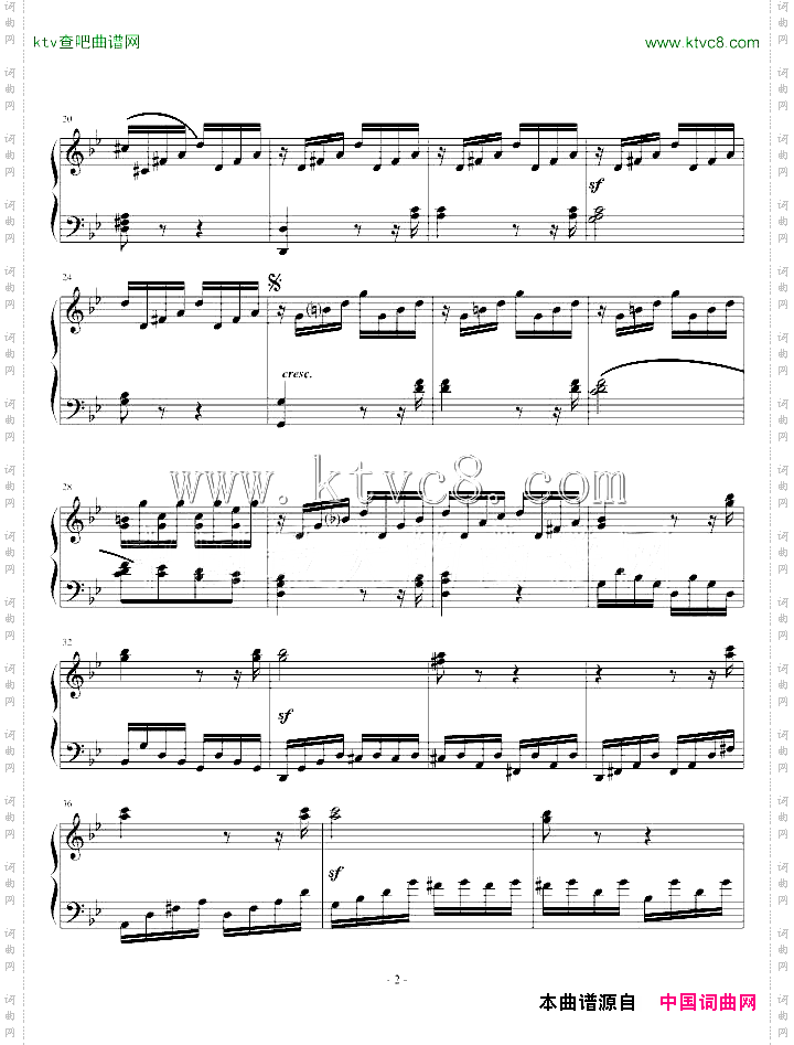 热情奏鸣曲第三乐章简化改编版