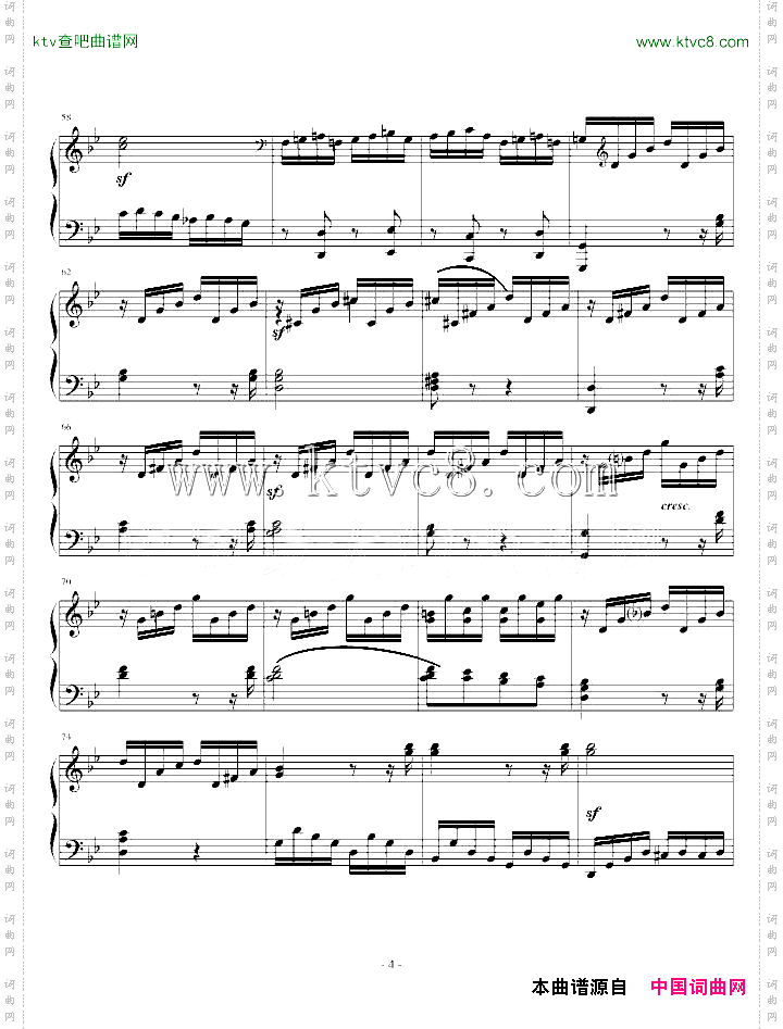 热情奏鸣曲第三乐章简化改编版