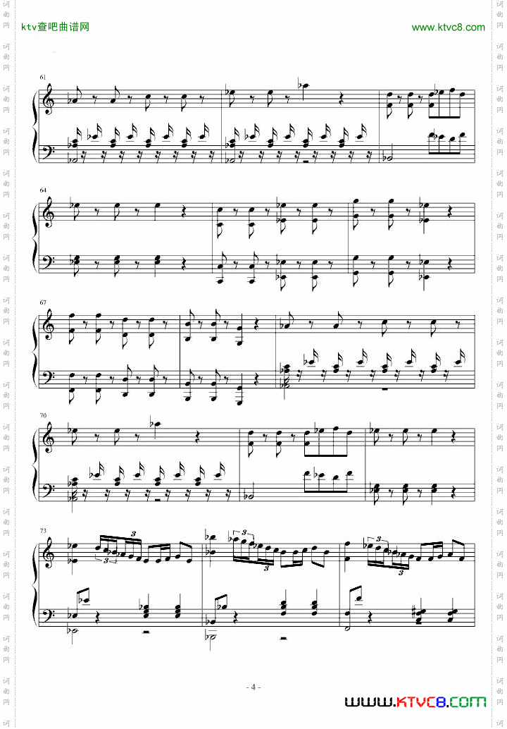 惊愕钢琴曲