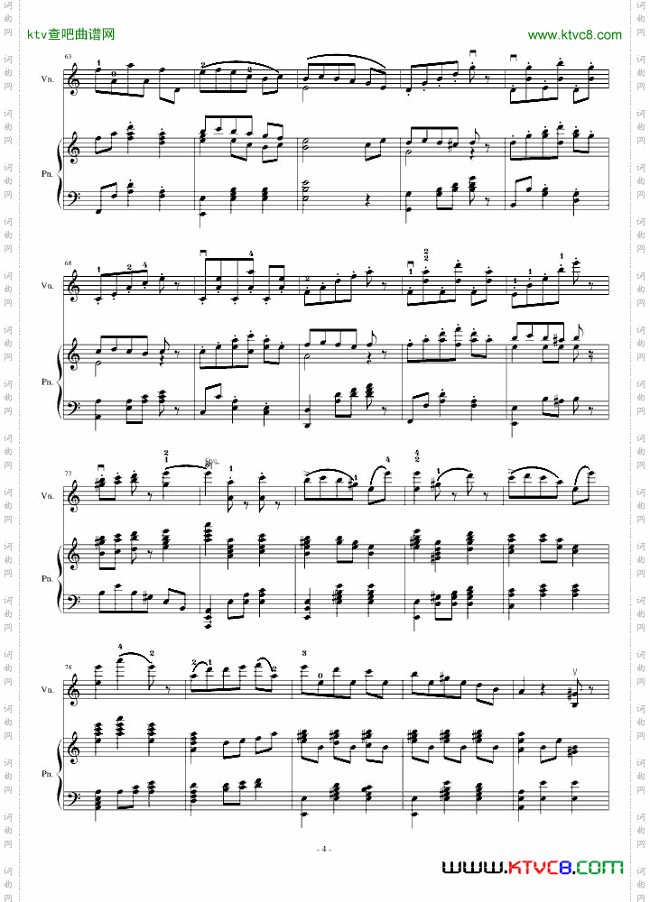 H14-A小调舞曲ForPianoAndViolin