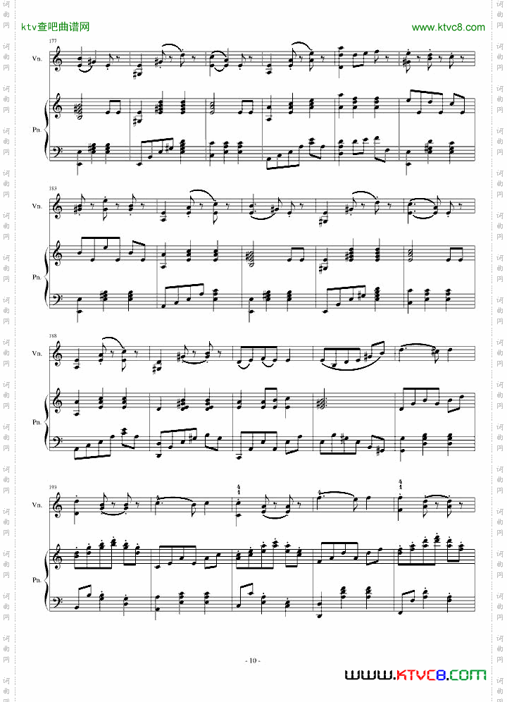 H14-A小调舞曲ForPianoAndViolin