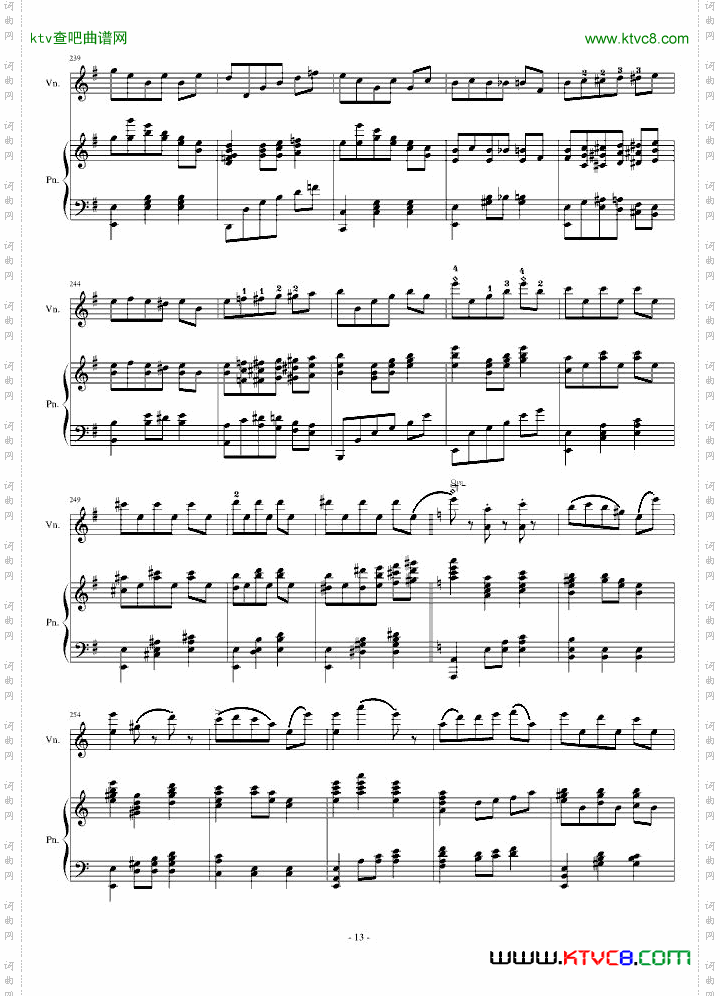 H14-A小调舞曲ForPianoAndViolin