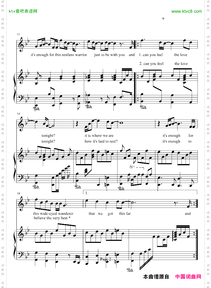 狮子王主题曲