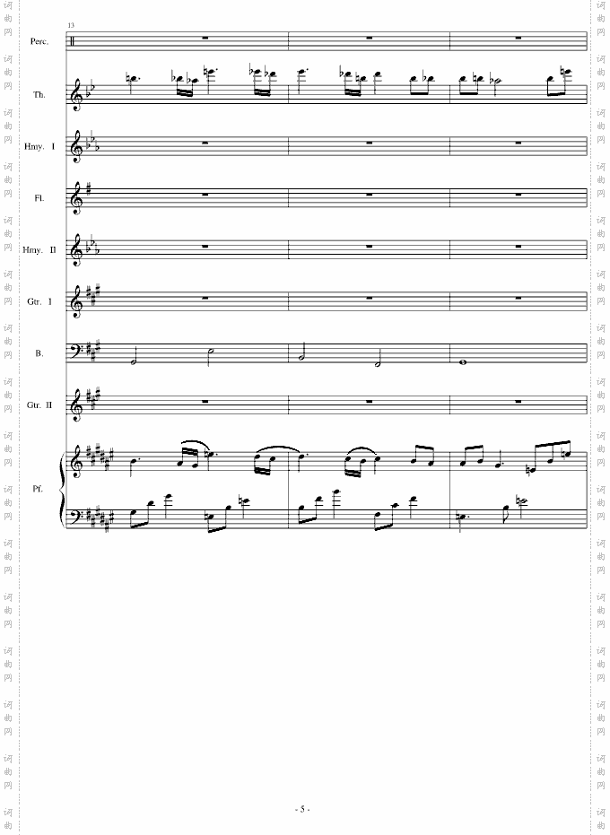 thedawn亡灵序曲总谱
