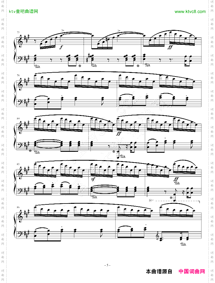 门德尔松无言歌Op.19No.3
