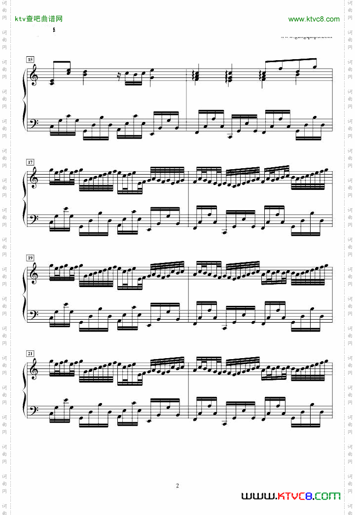 CanonAdaptedforPiano,Original卡农巴洛克原版的钢琴变奏