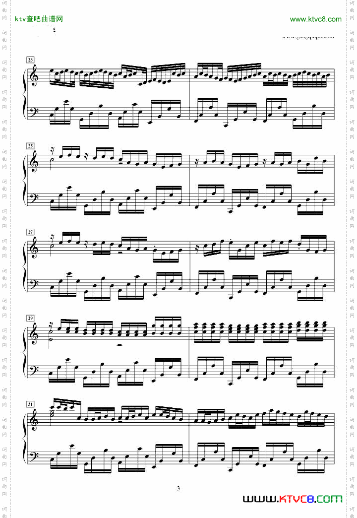 CanonAdaptedforPiano,Original卡农巴洛克原版的钢琴变奏