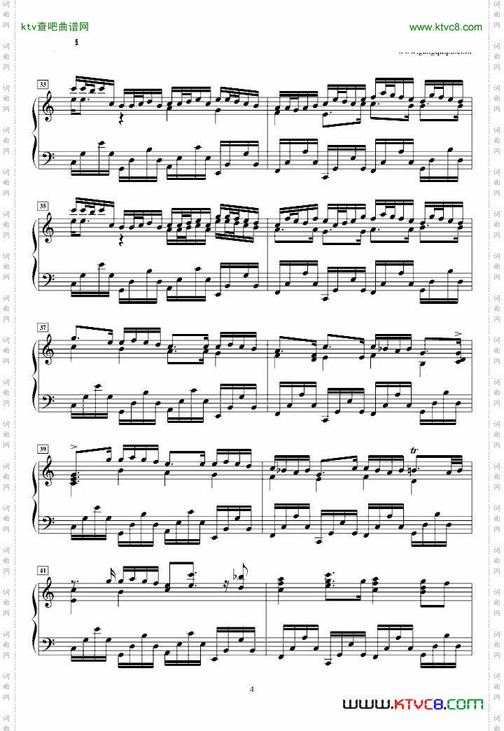 CanonAdaptedforPiano,Original卡农巴洛克原版的钢琴变奏